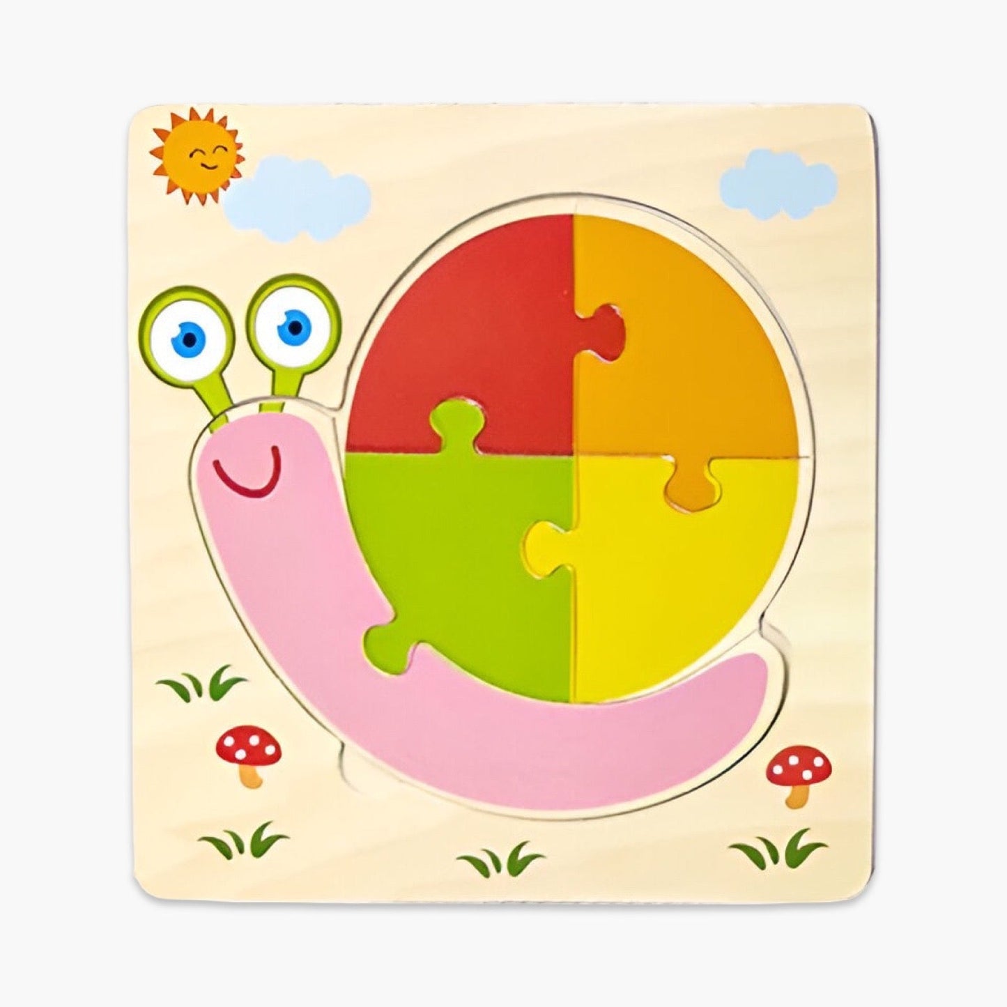 Houten 3D Puzzel voor Baby’s en Peuters BabyEmpire