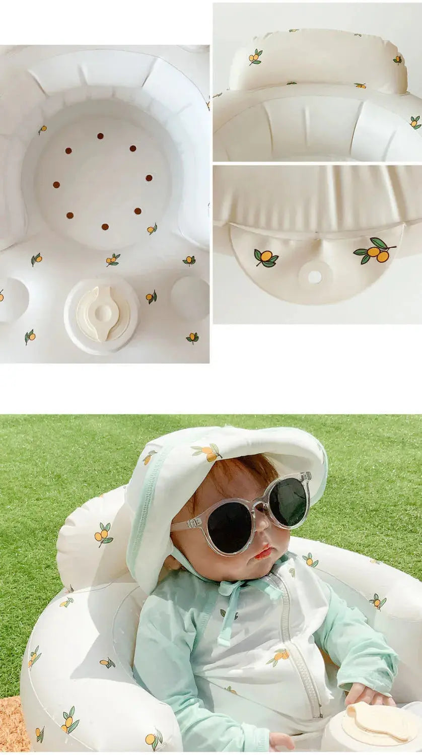 Multi-functionele Opblaasbare Baby Stoel voor Eten & Bad BabyEmpire