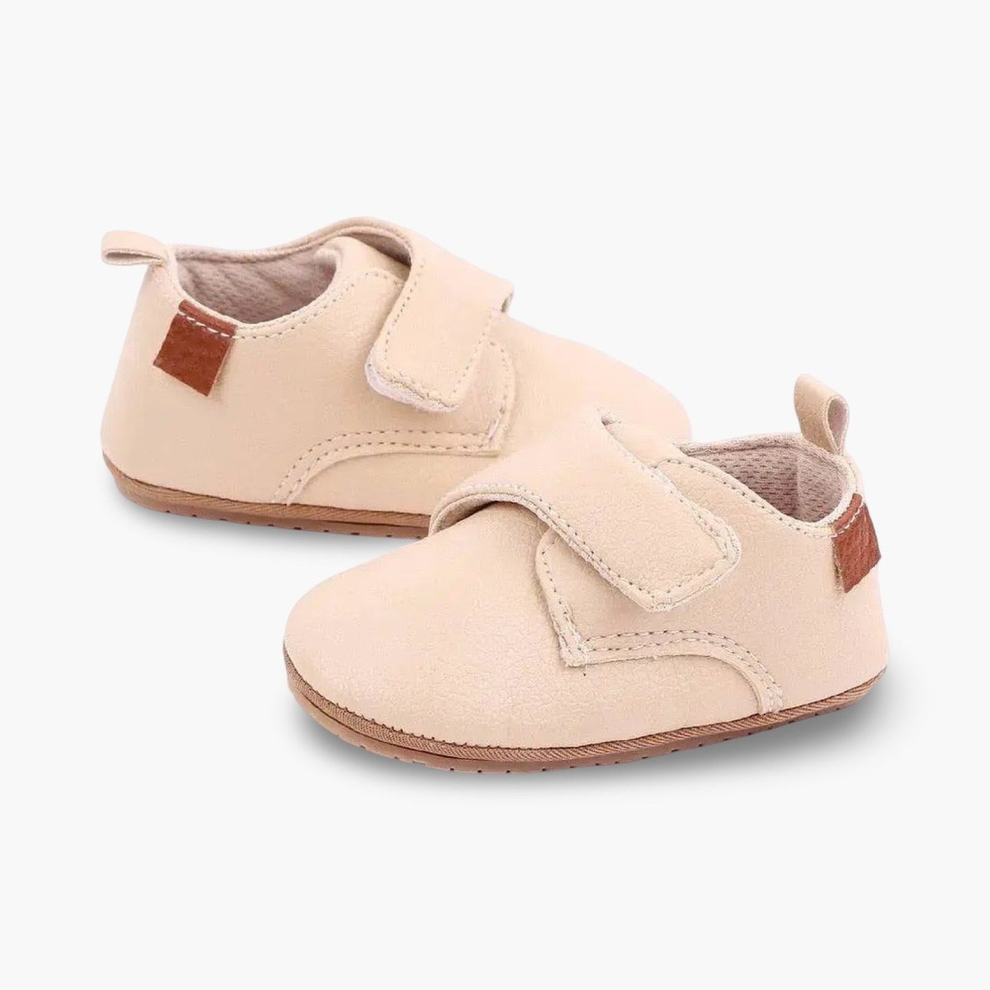 Instap Schoenen - klittenband beige