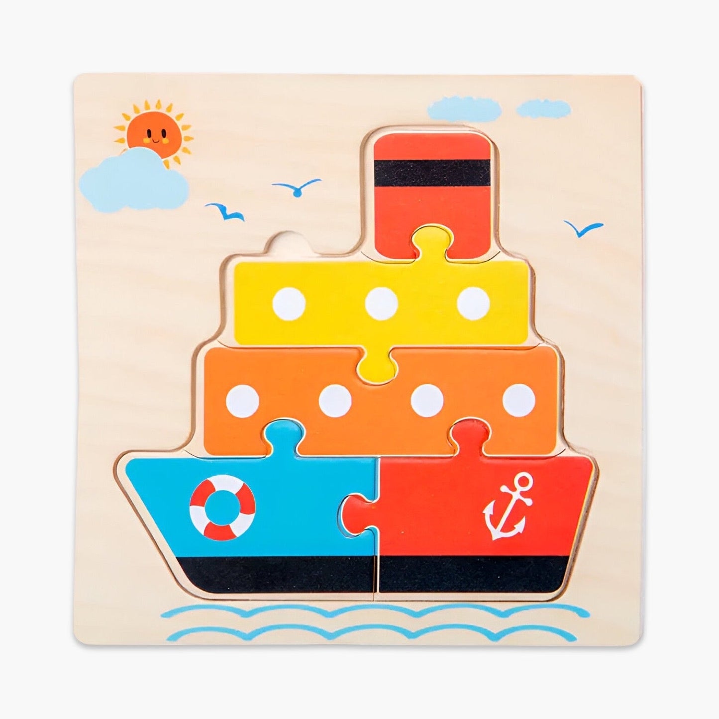 Houten 3D Puzzel voor Baby’s en Peuters BabyEmpire