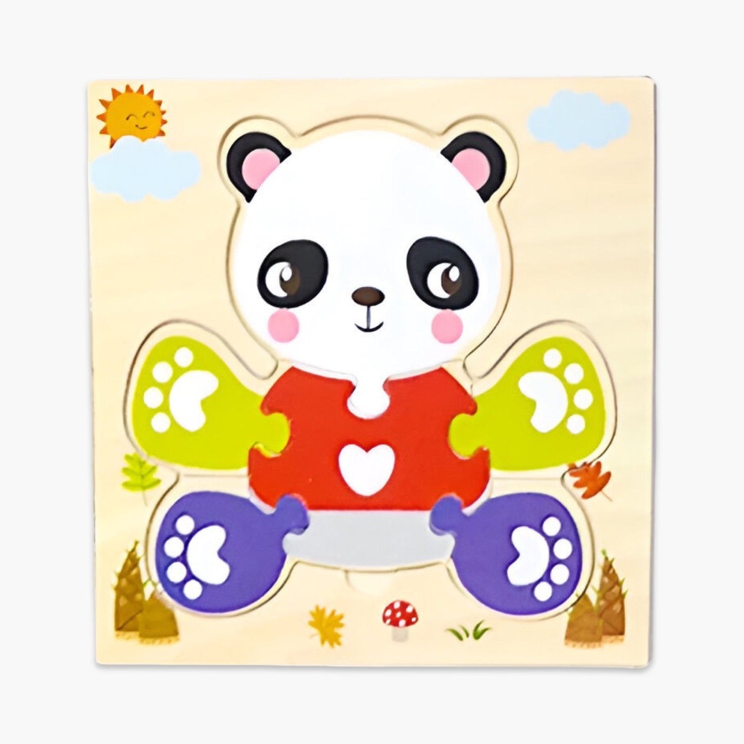 Houten 3D Puzzel voor Baby’s en Peuters BabyEmpire