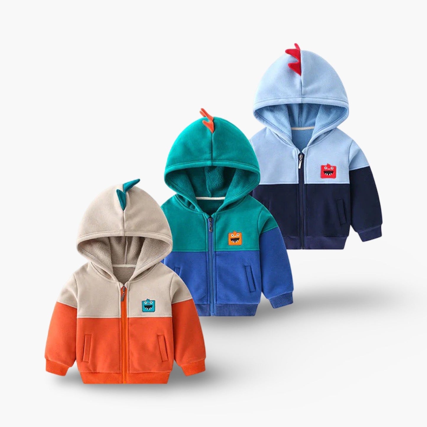 Warme Fleece Trui met Capuchon