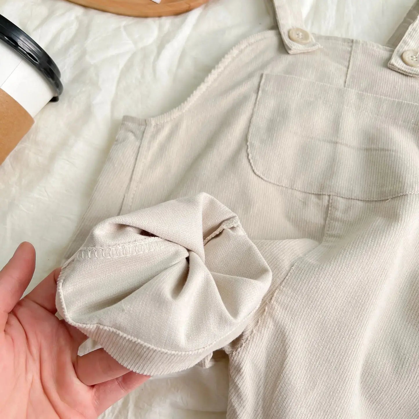 BabyEmpire - Peuter Geruite Fluwelen Tuigbroek BabyEmpire
