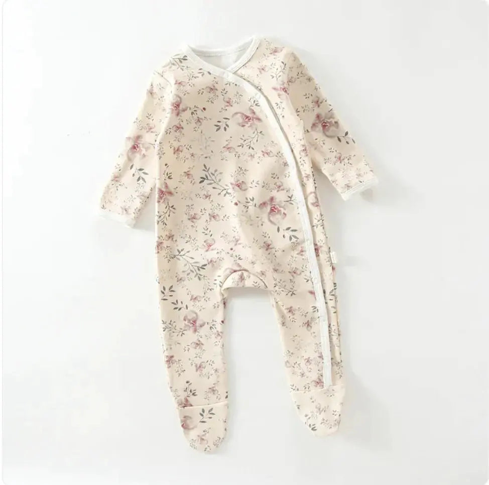 Unisex Baby Romper met Voetjes – Comfortabele Bodysuit voor Pasgeborenen - BabyEmpire