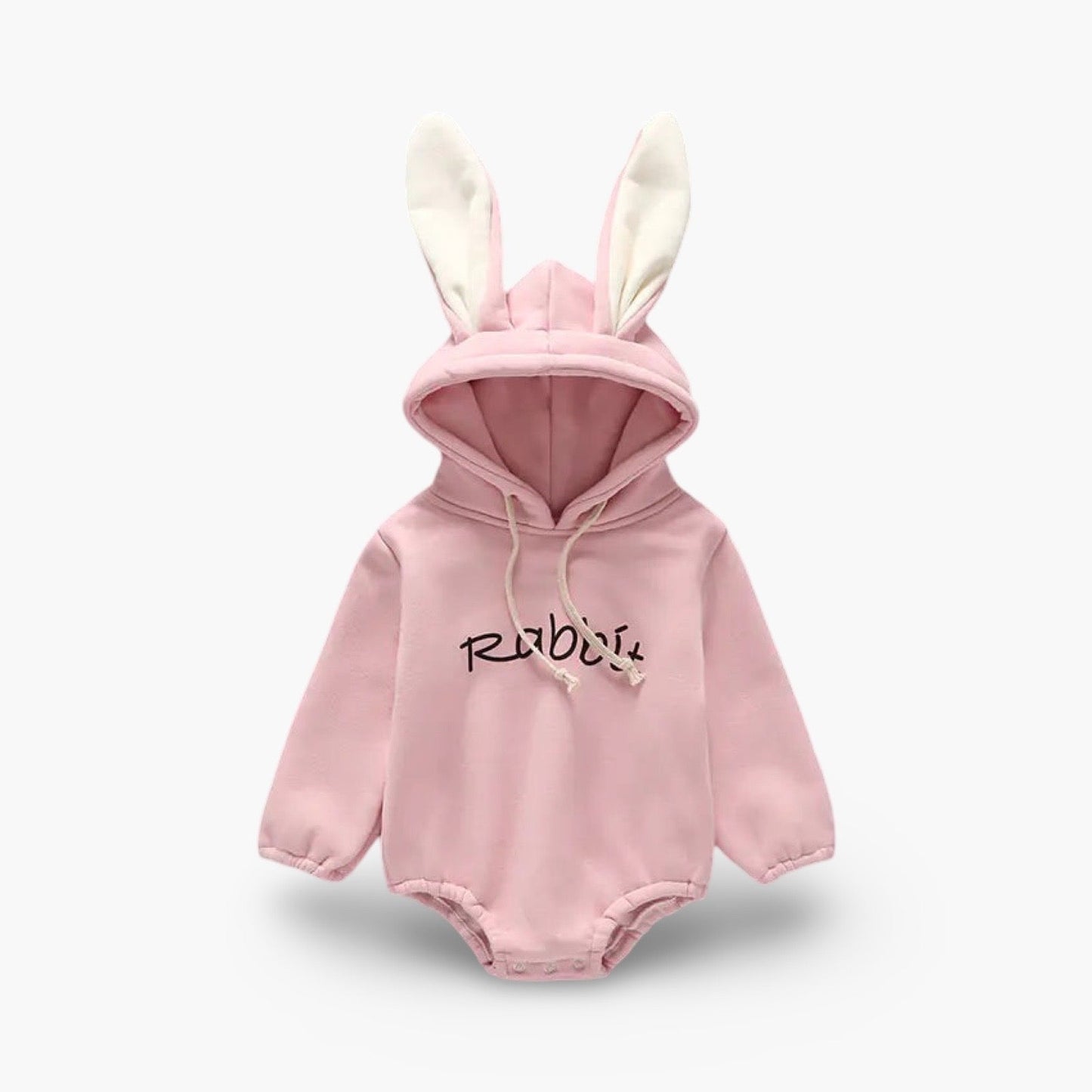 Zachte Baby Romper met Capuchon en Konijnenoren BabyEmpire