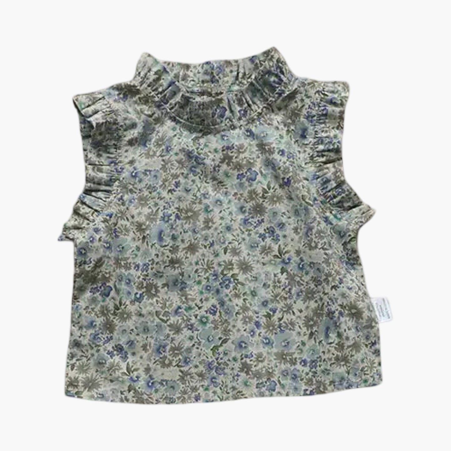 Retro Bloemenprint Top voor Peutermeisjes – BabyEmpire