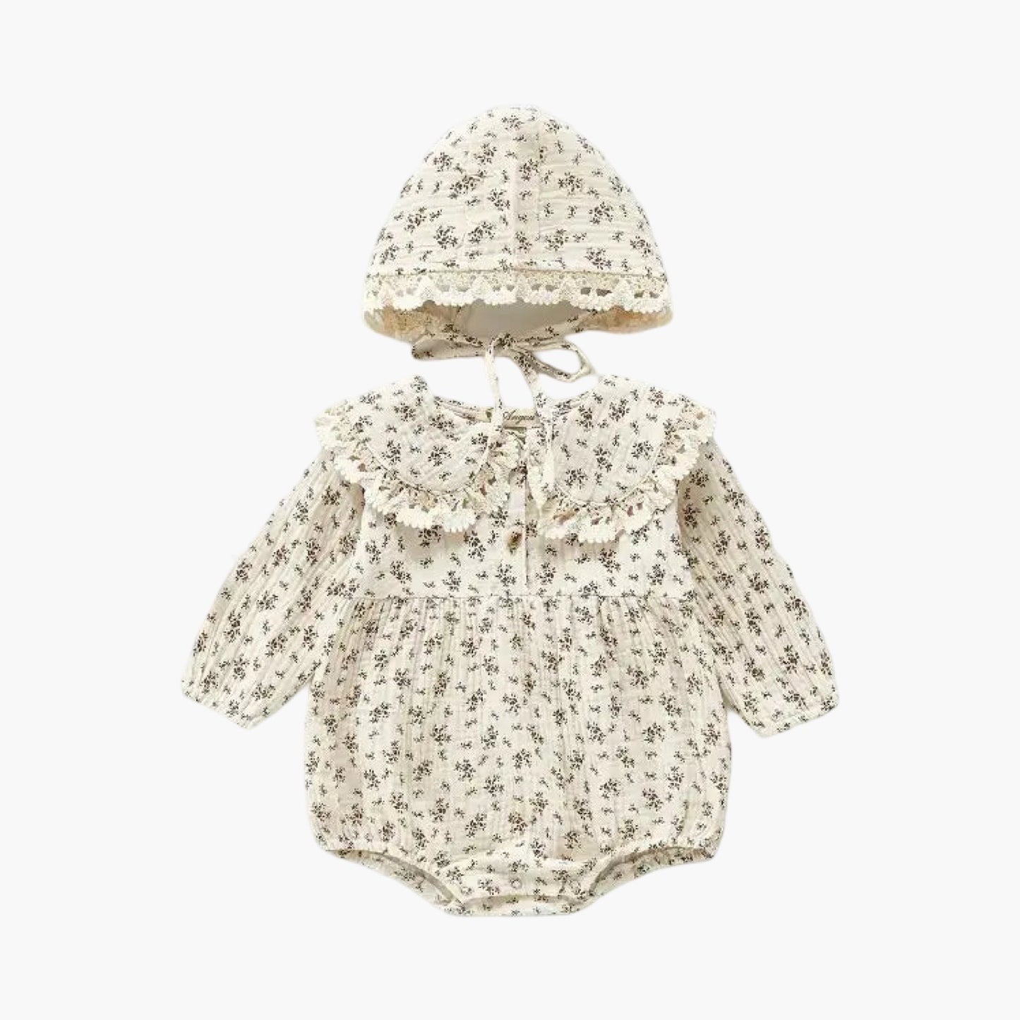 Schattige Bloemen Jumpsuit Set
