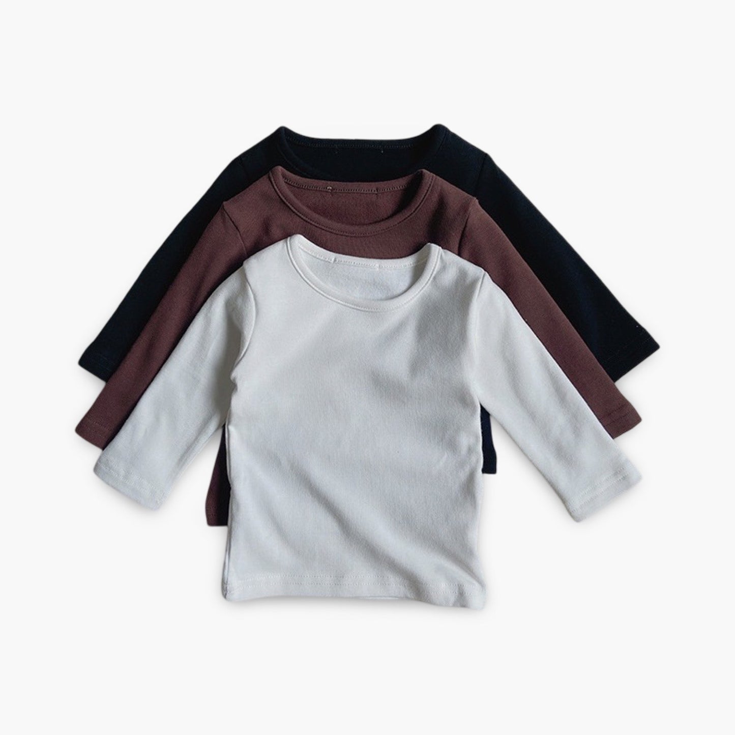 Shirt - Ronde Hals - Effen Kleuren