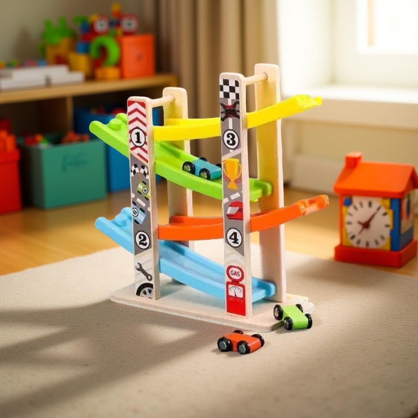 Early Education Track Pulley | Educatief en Interactief Speelgoed van Hout BabyEmpire