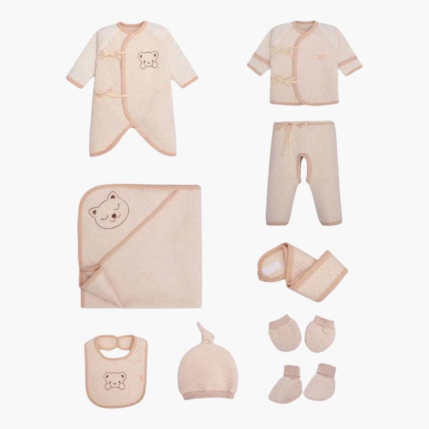 Newborn Gift Set – Natuurlijk Gekleurde Katoenen Babykleding BabyEmpire