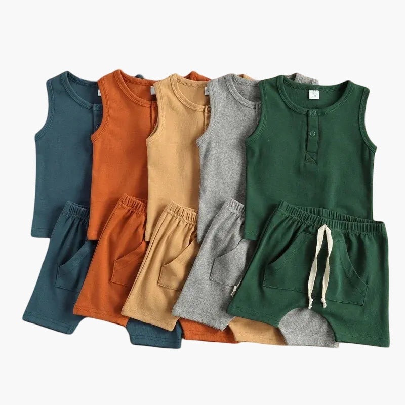 Zomer kleding Set – Comfortabele en Stijlvolle Outfits voor Baby's
