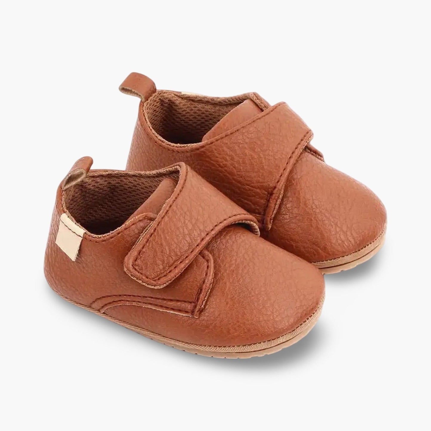 Instap Schoenen - klittenband bruin