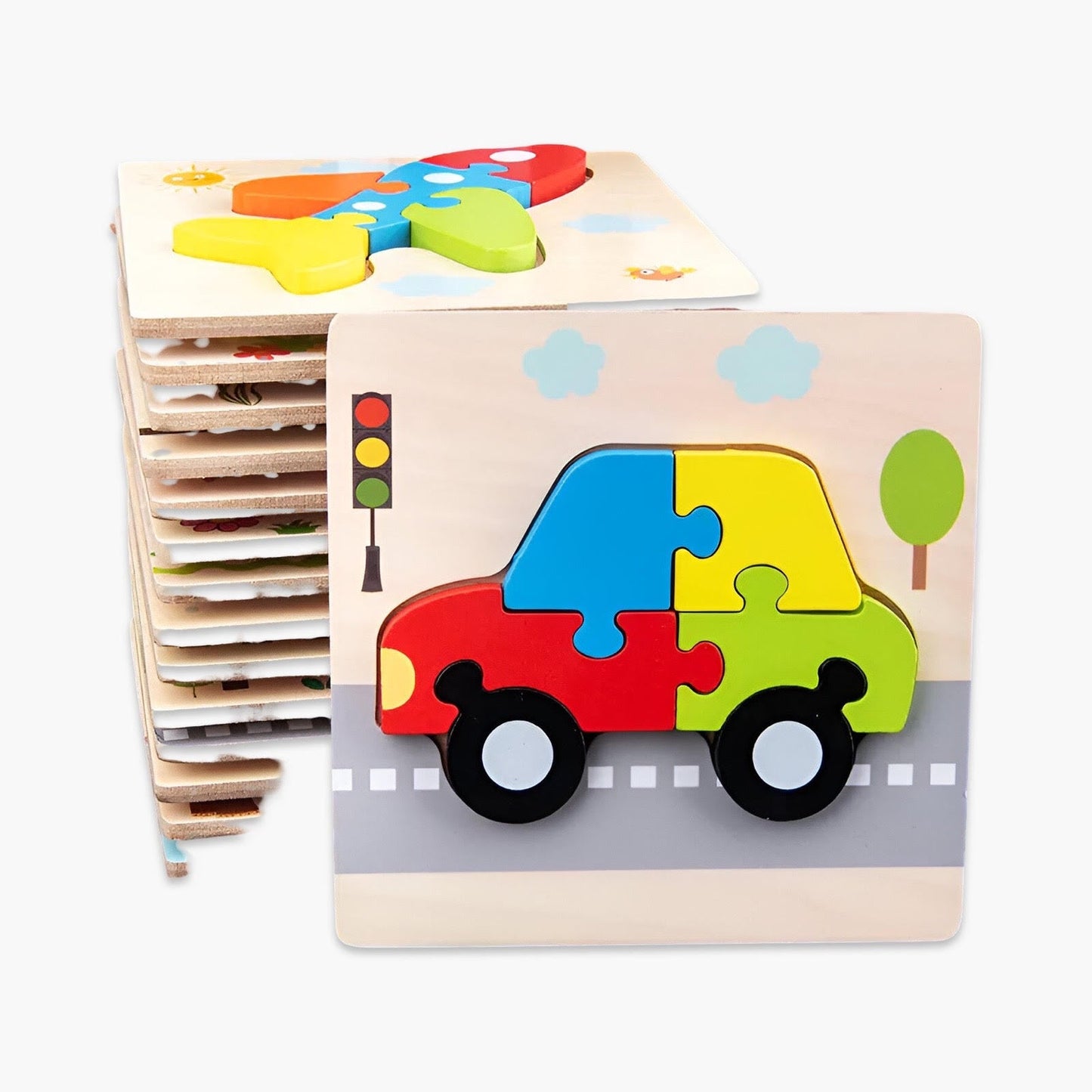 Houten 3D Puzzel voor Baby’s en Peuters BabyEmpire