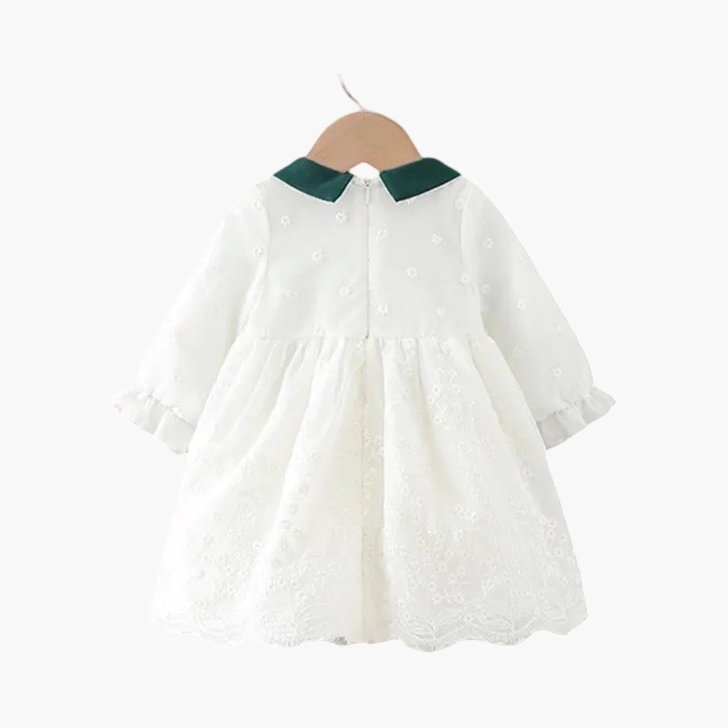 Prinsessenjurk - Wit/Groen - BabyEmpire BabyEmpire