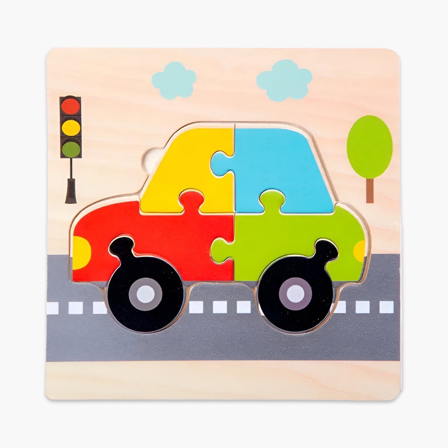 Houten 3D Puzzel voor Baby’s en Peuters BabyEmpire