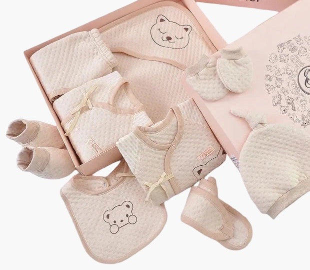 Newborn Gift Set – Natuurlijk Gekleurde Katoenen Babykleding BabyEmpire