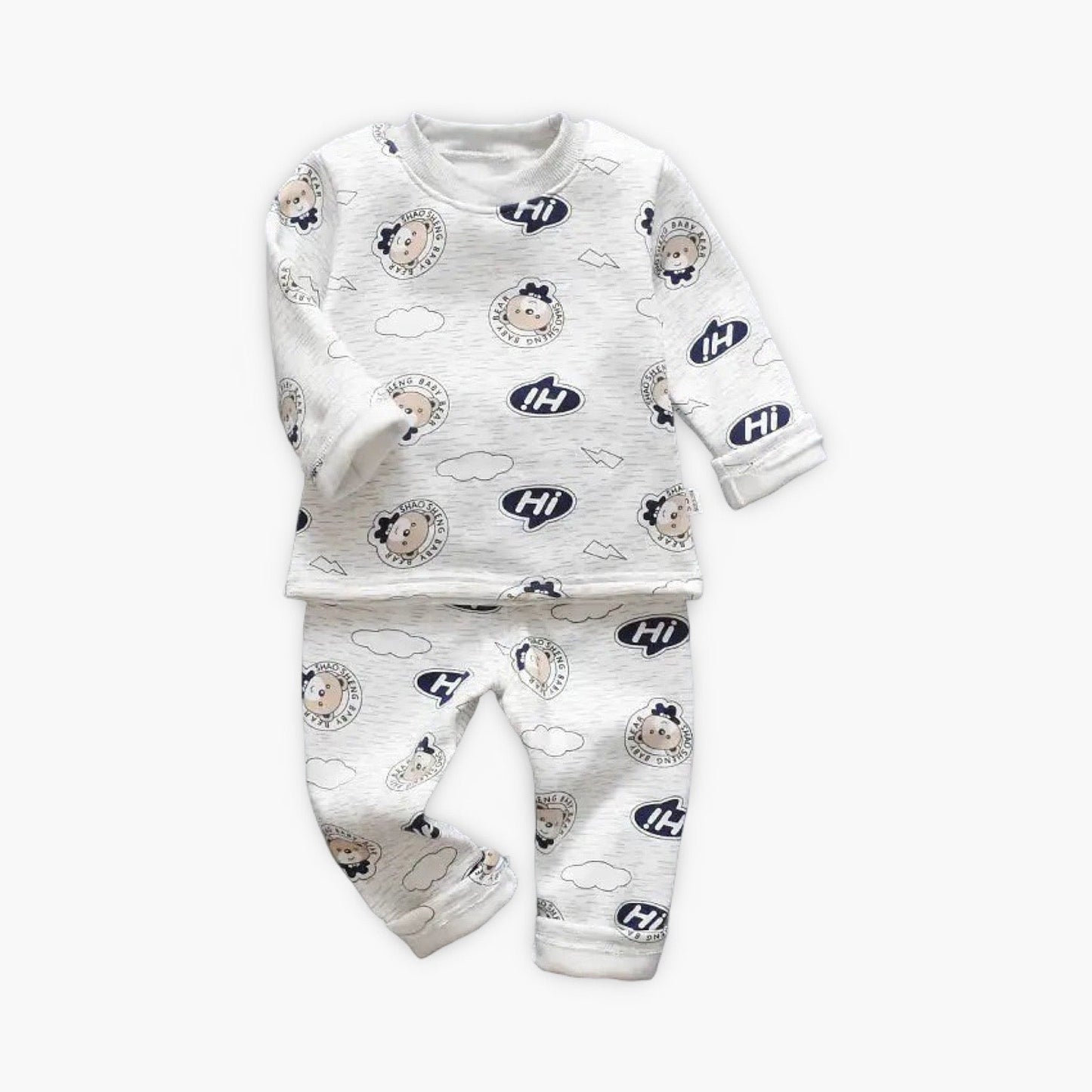 Tweedelige Comfort Set – Zachte Top & High-Waist Broek BabyEmpire