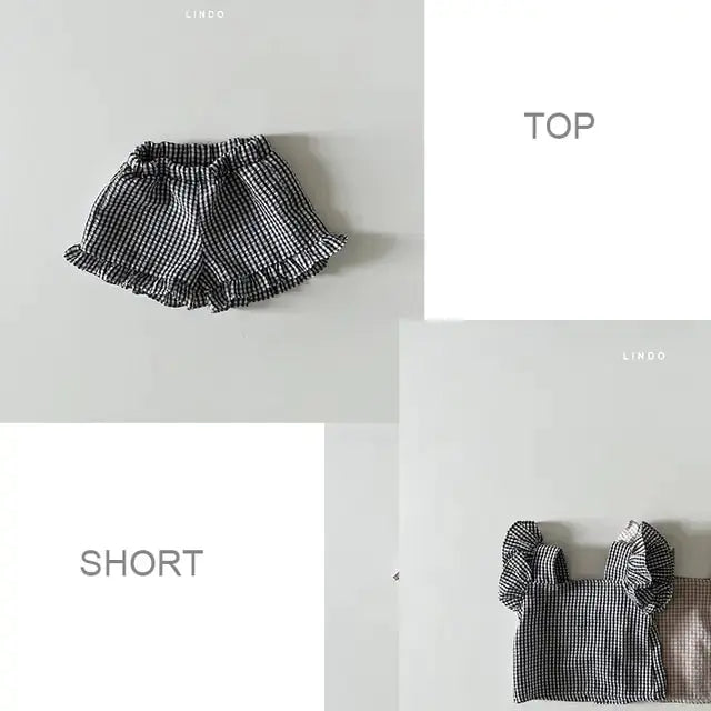 BabyEmpire Meisje Geruite Kleding Set – Stijlvolle en Comfortabele Outfits voor Baby's BabyEmpire