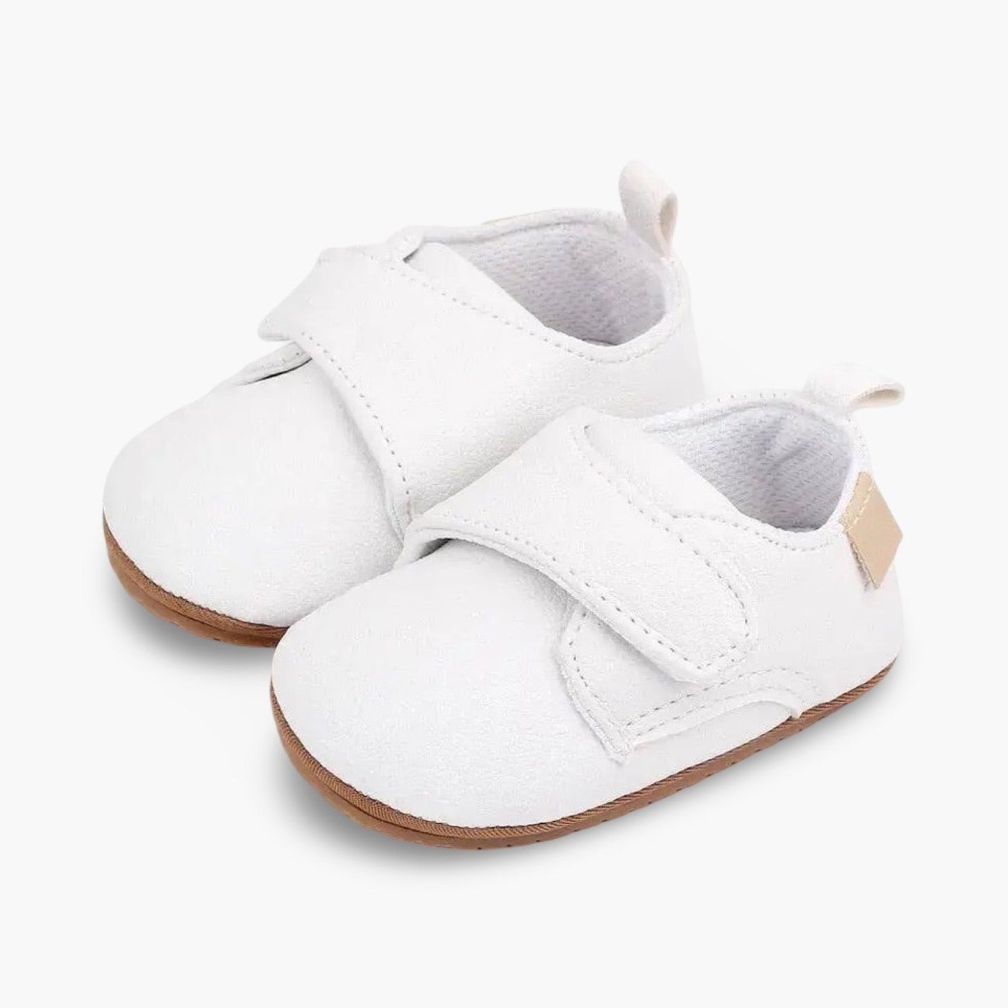 Instap Schoenen - klittenband wit