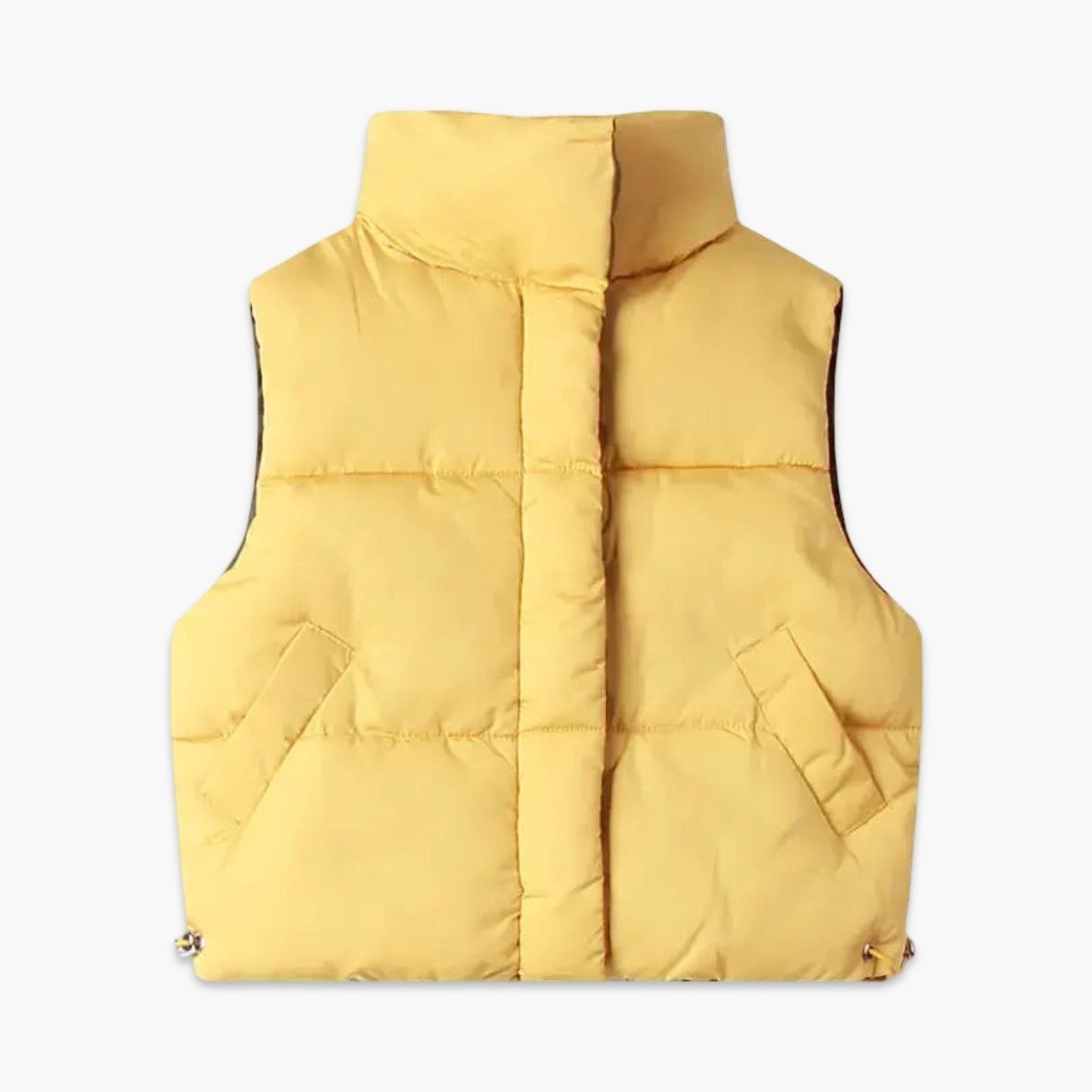 Donzen Bodywarmer Unisex - BabyEmpire Geel