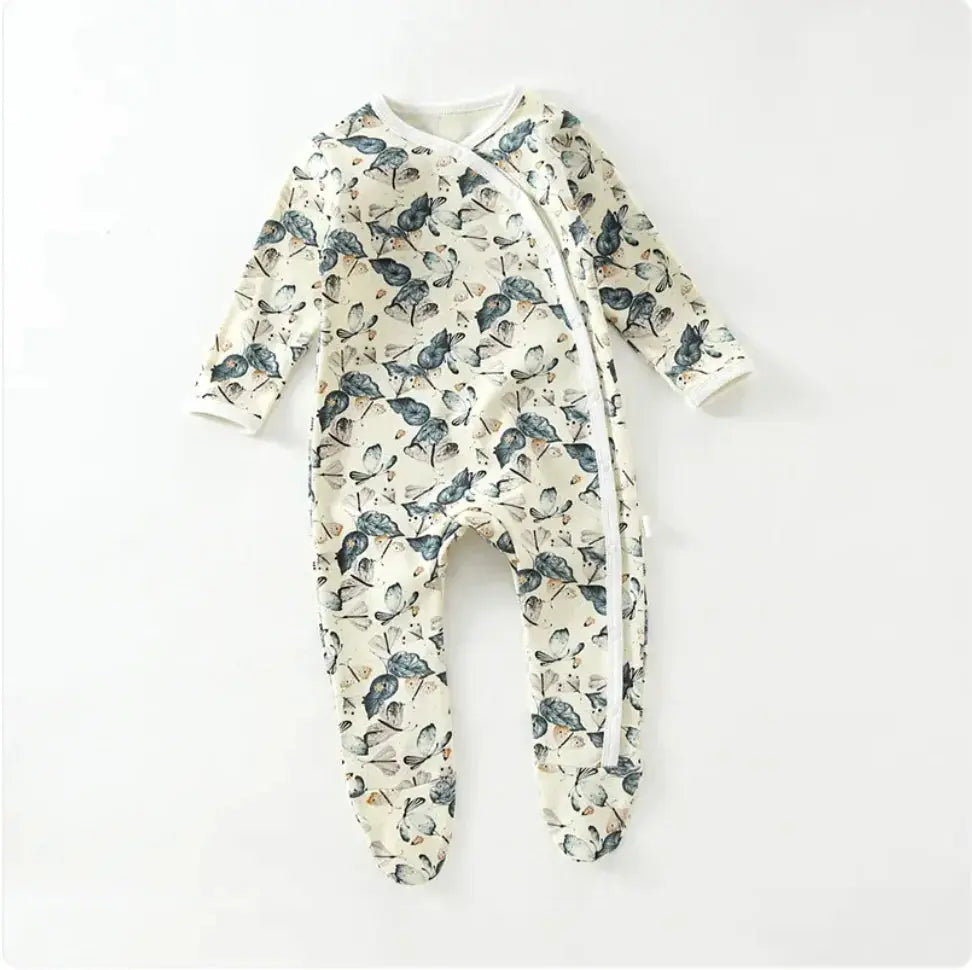 Unisex Baby Romper met Voetjes – Comfortabele Bodysuit voor Pasgeborenen - BabyEmpire