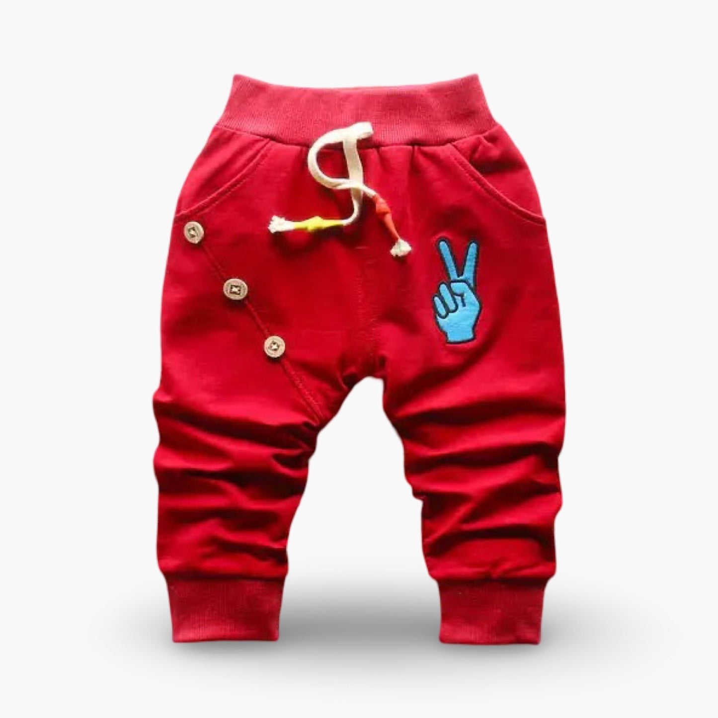 Luchtige Katoenen Speelbroek rood