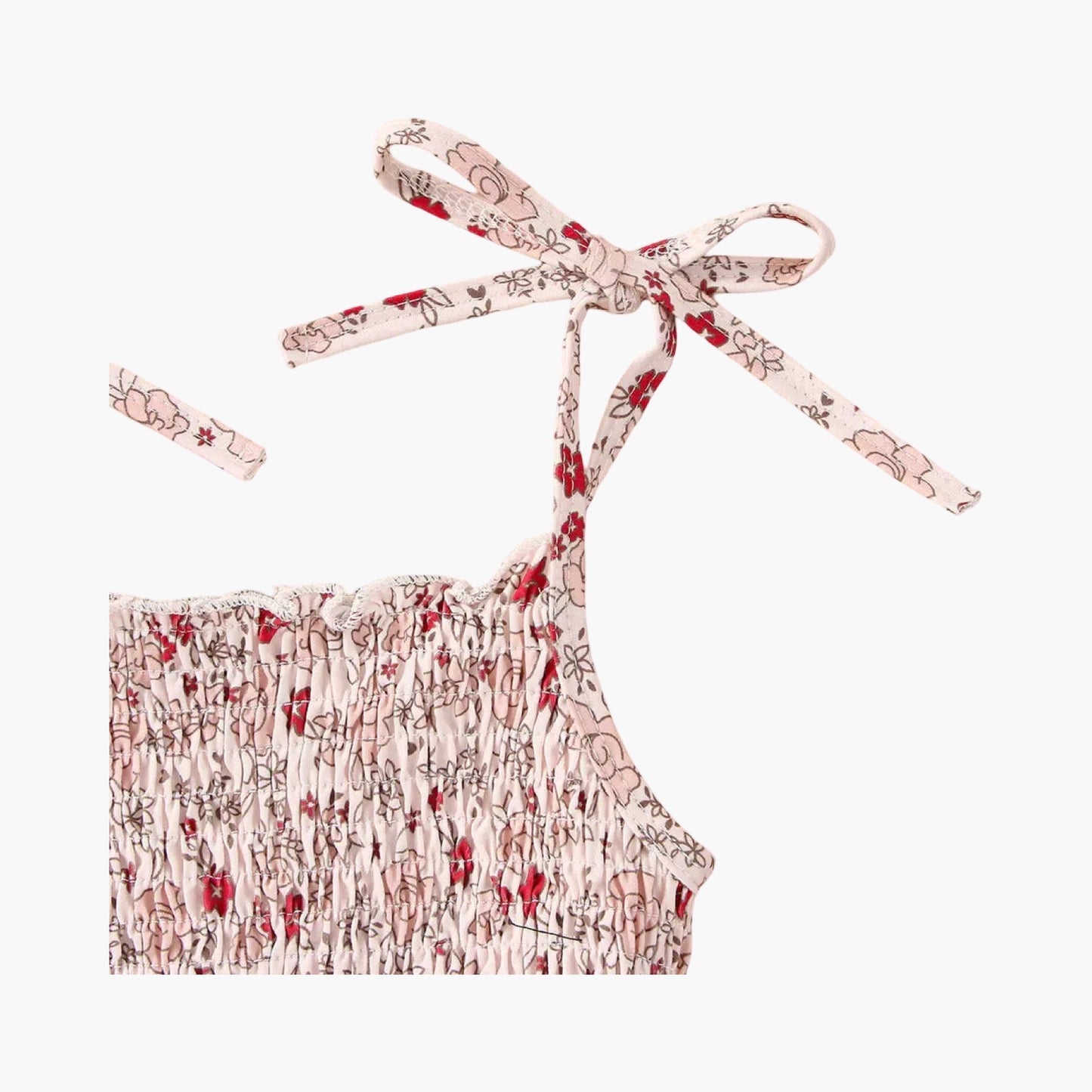 Jumpsuit met Haarband - Bloemenprint lusjes