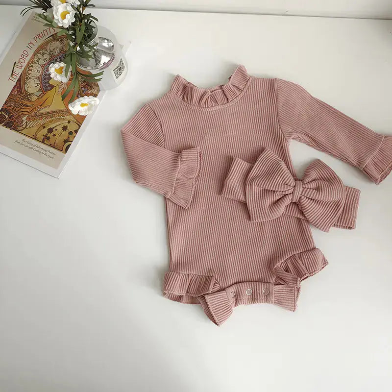 Elegante romper set voor pasgeborenen en peuters, perfect voor elke gelegenheid