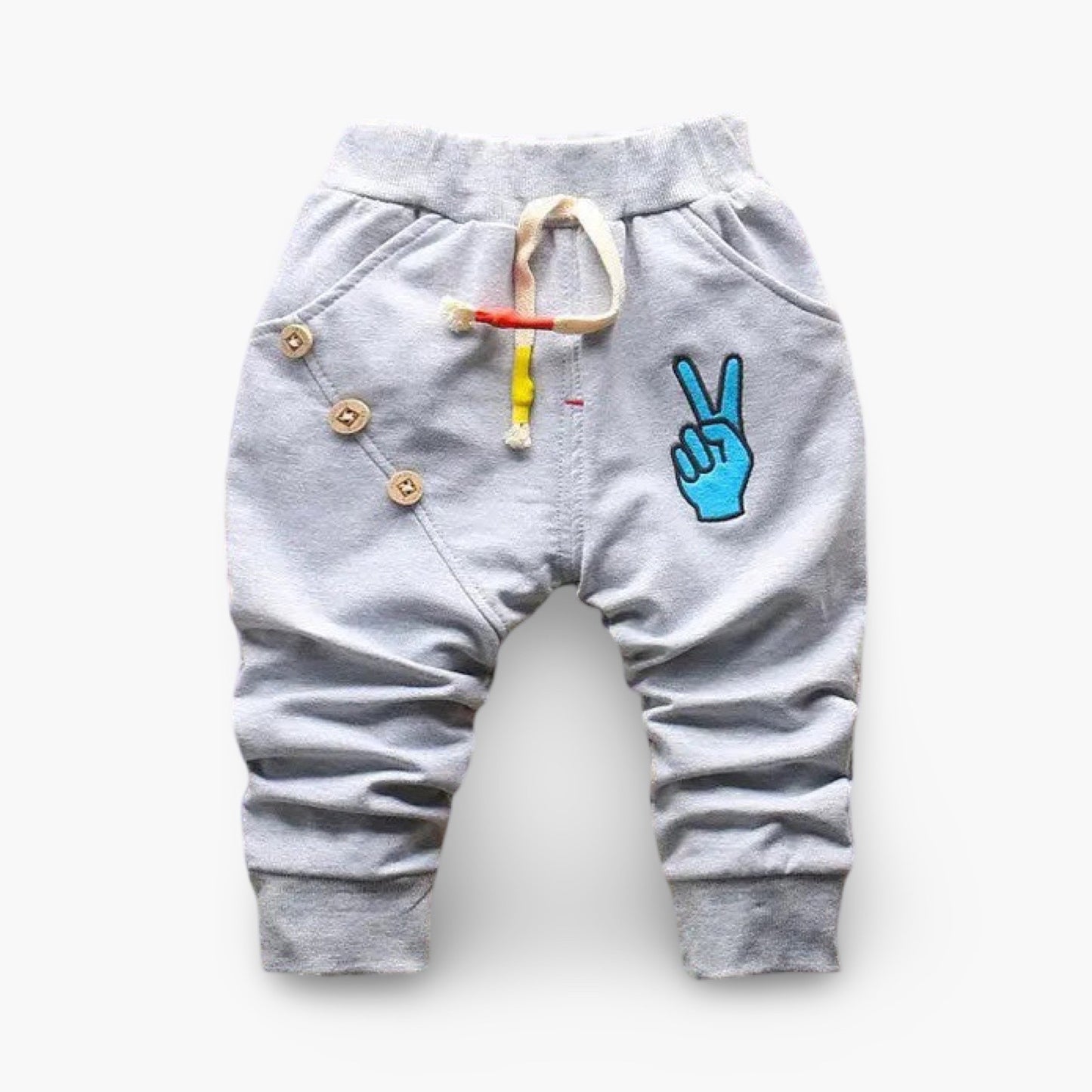 Luchtige Katoenen Speelbroek grijs