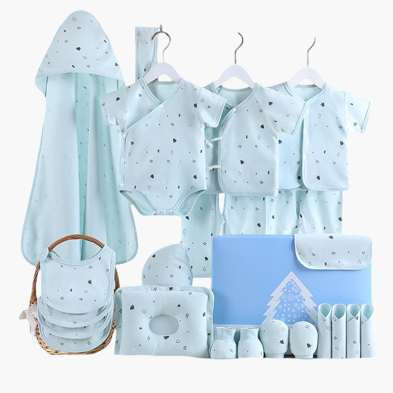 Kraamcadeau box met Katoenen Babykleertjes - 20 items BabyEmpire