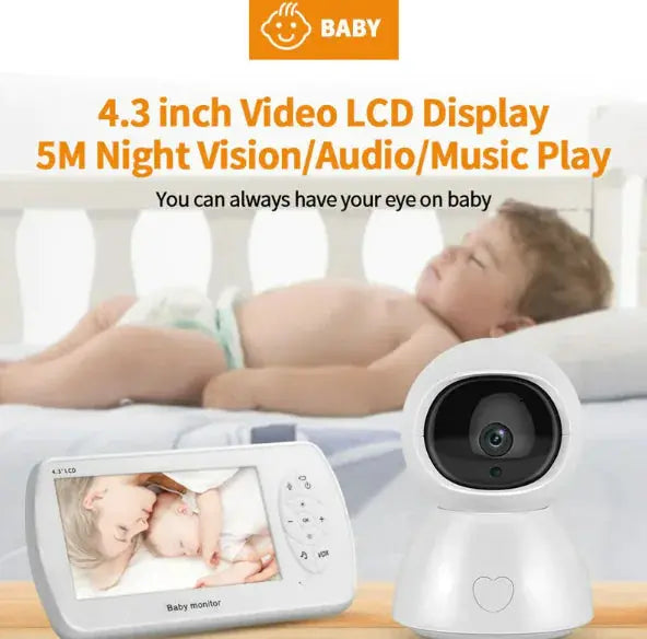 Baby Monitor 4.3-Inch 1080P BabyEmpire