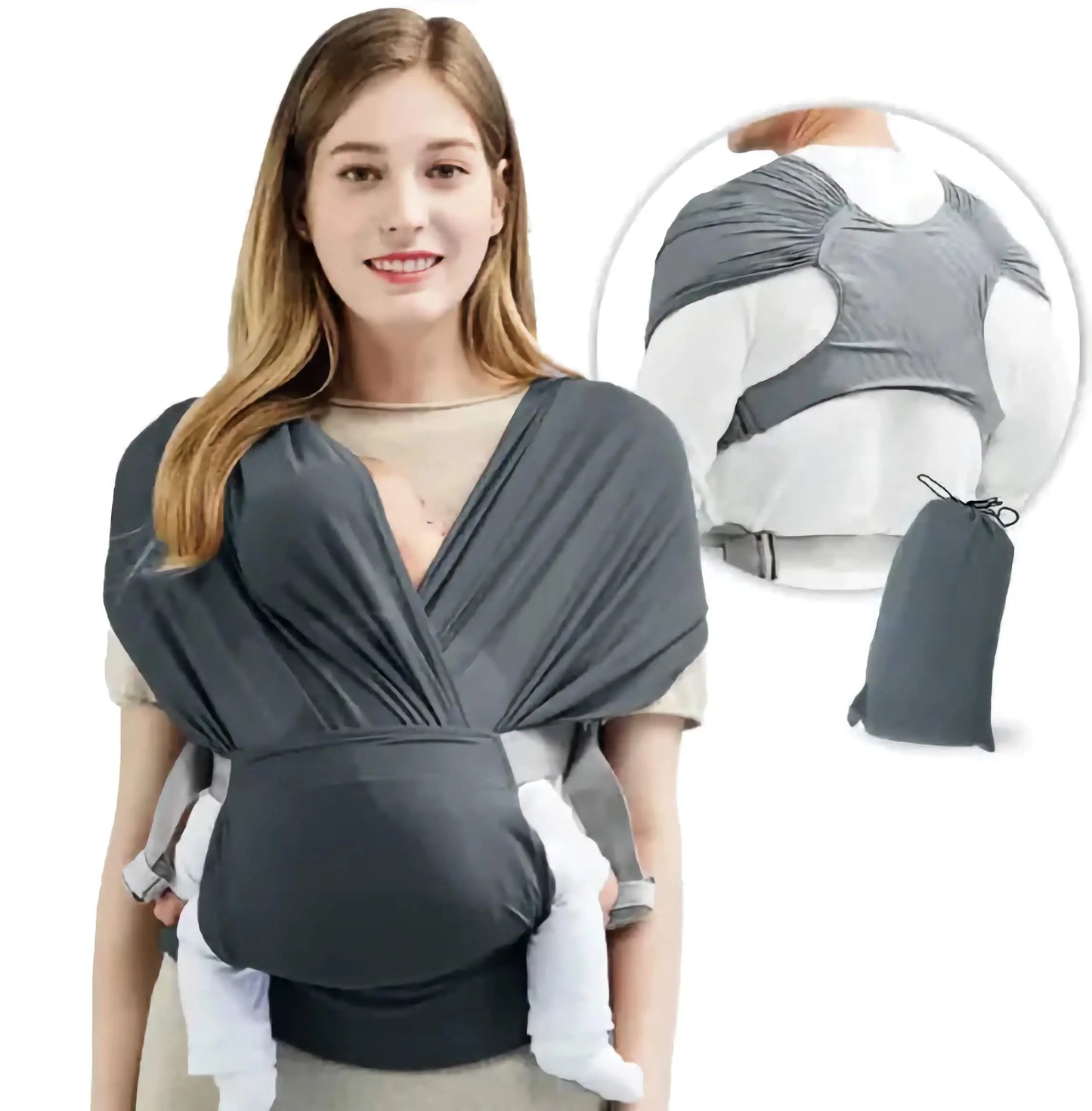 Easy Newborn Draagzak - Zeer Gemakkelijke Draagzak voor Pasgeborenen | Eenvoudig Verstelbaar en Comfortabel BabyEmpire