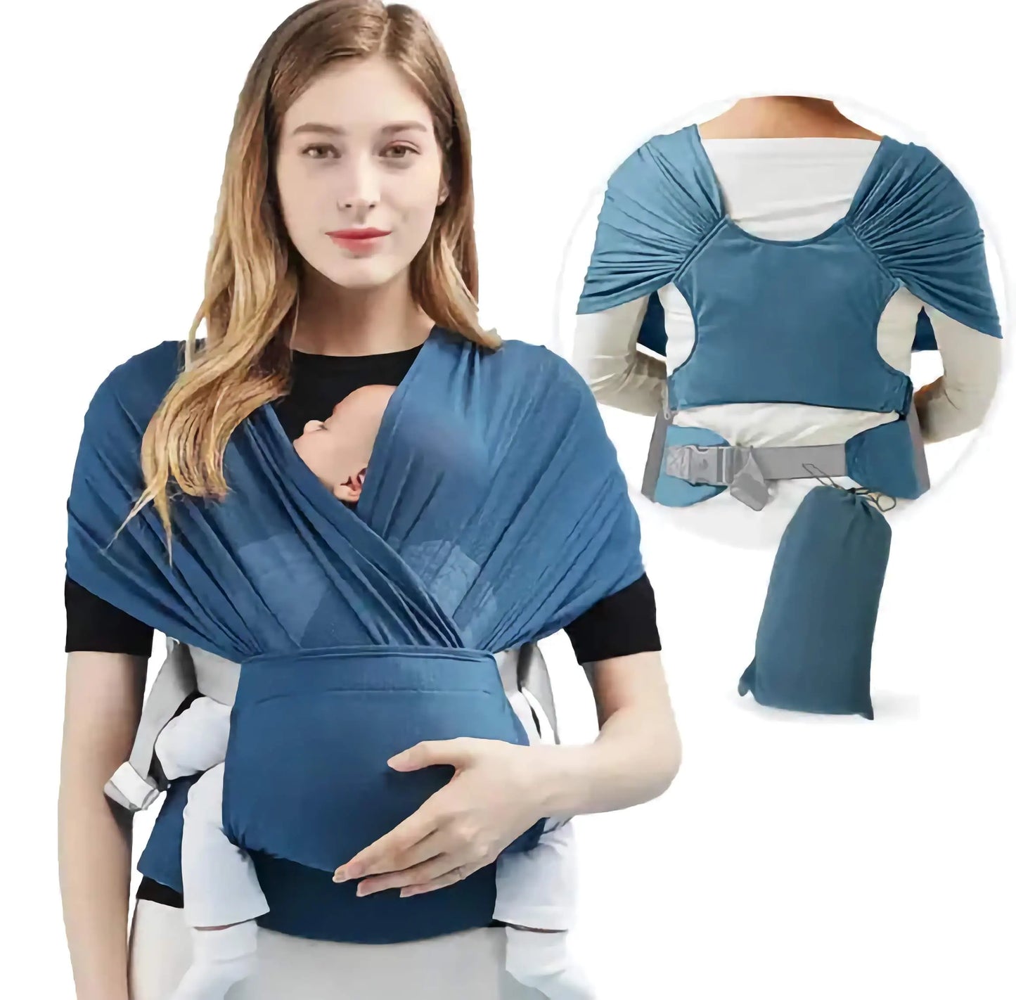 Easy Newborn Draagzak - Zeer Gemakkelijke Draagzak voor Pasgeborenen | Eenvoudig Verstelbaar en Comfortabel BabyEmpire