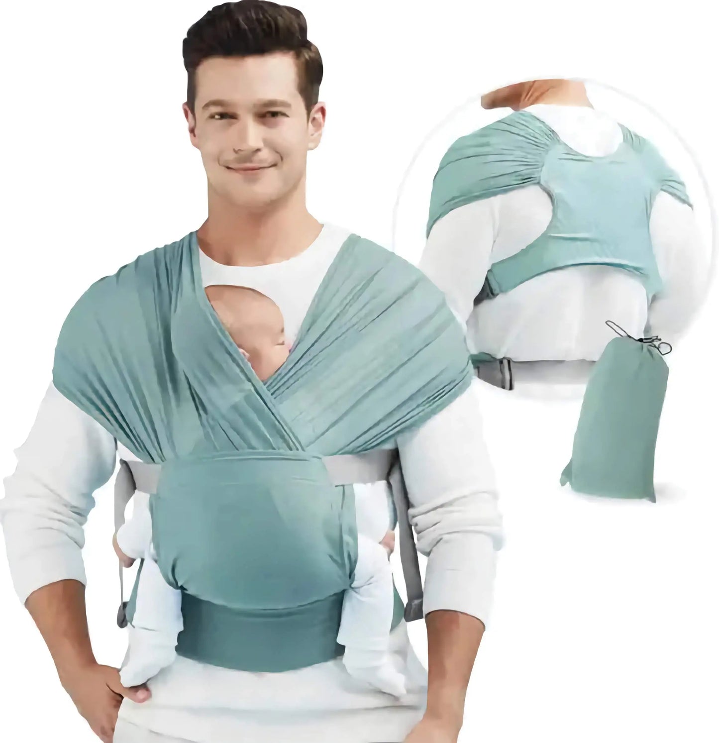 Easy Newborn Draagzak - Zeer Gemakkelijke Draagzak voor Pasgeborenen | Eenvoudig Verstelbaar en Comfortabel BabyEmpire