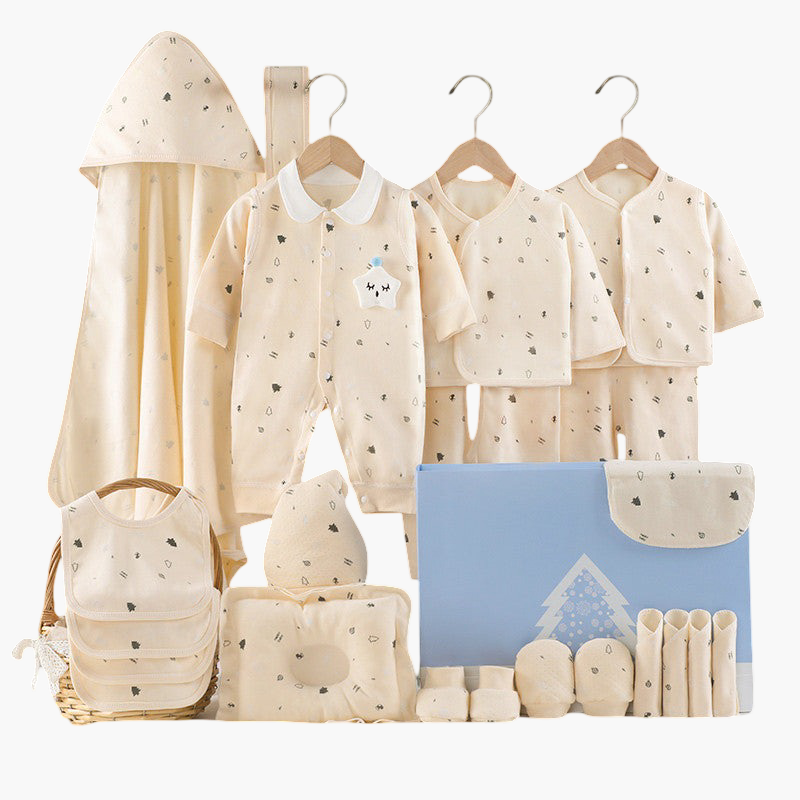 Kraamcadeau box met Katoenen Babykleertjes - 20 items BabyEmpire