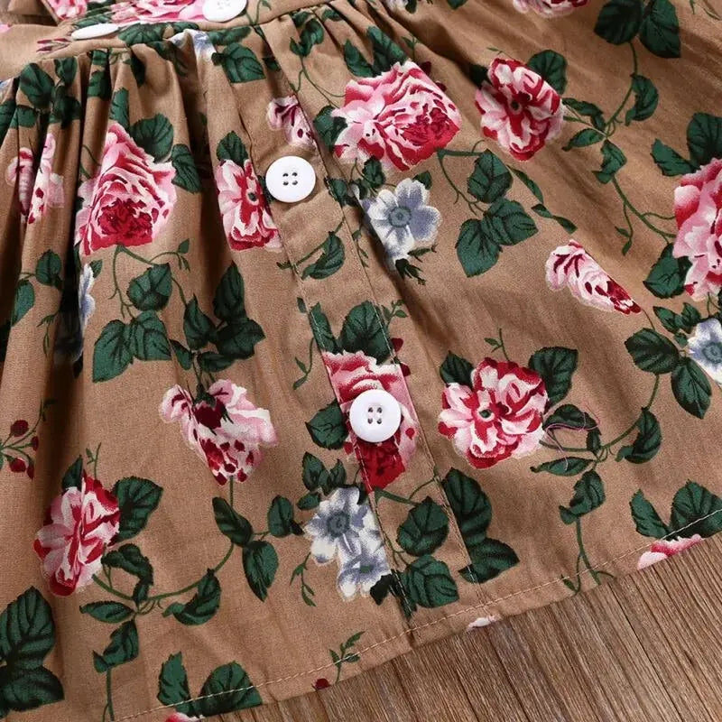 BabyEmpire Bloemenprint Jurk, Romper en Haarband - BabyEmpire