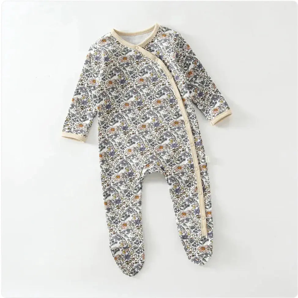 Unisex Baby Romper met Voetjes – Comfortabele Bodysuit voor Pasgeborenen - BabyEmpire