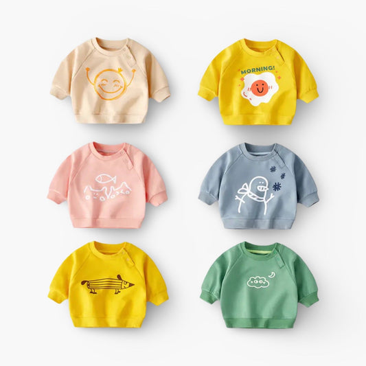 Comfy Baby Sweater met Cartoonprint (Herfst/Winter) BabyEmpire