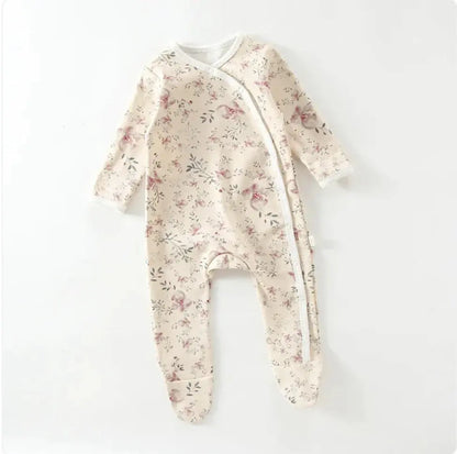 Unisex Baby Romper met Voetjes – Comfortabele Bodysuit voor Pasgeborenen - BabyEmpire