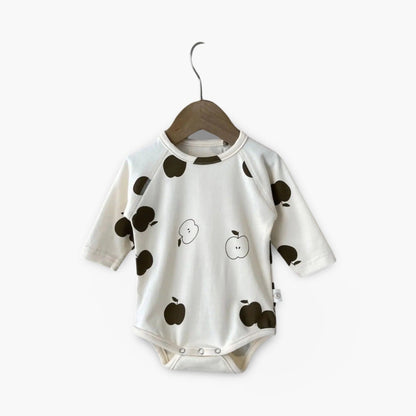 Jumpsuit met lange mouwen - wit zwart