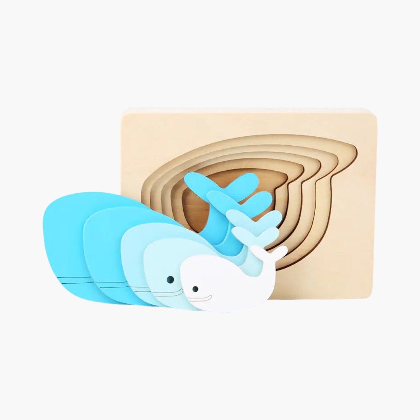 Houten 3D Dierenpuzzel – Van Klein naar Groot Leren Ordenen BabyEmpire