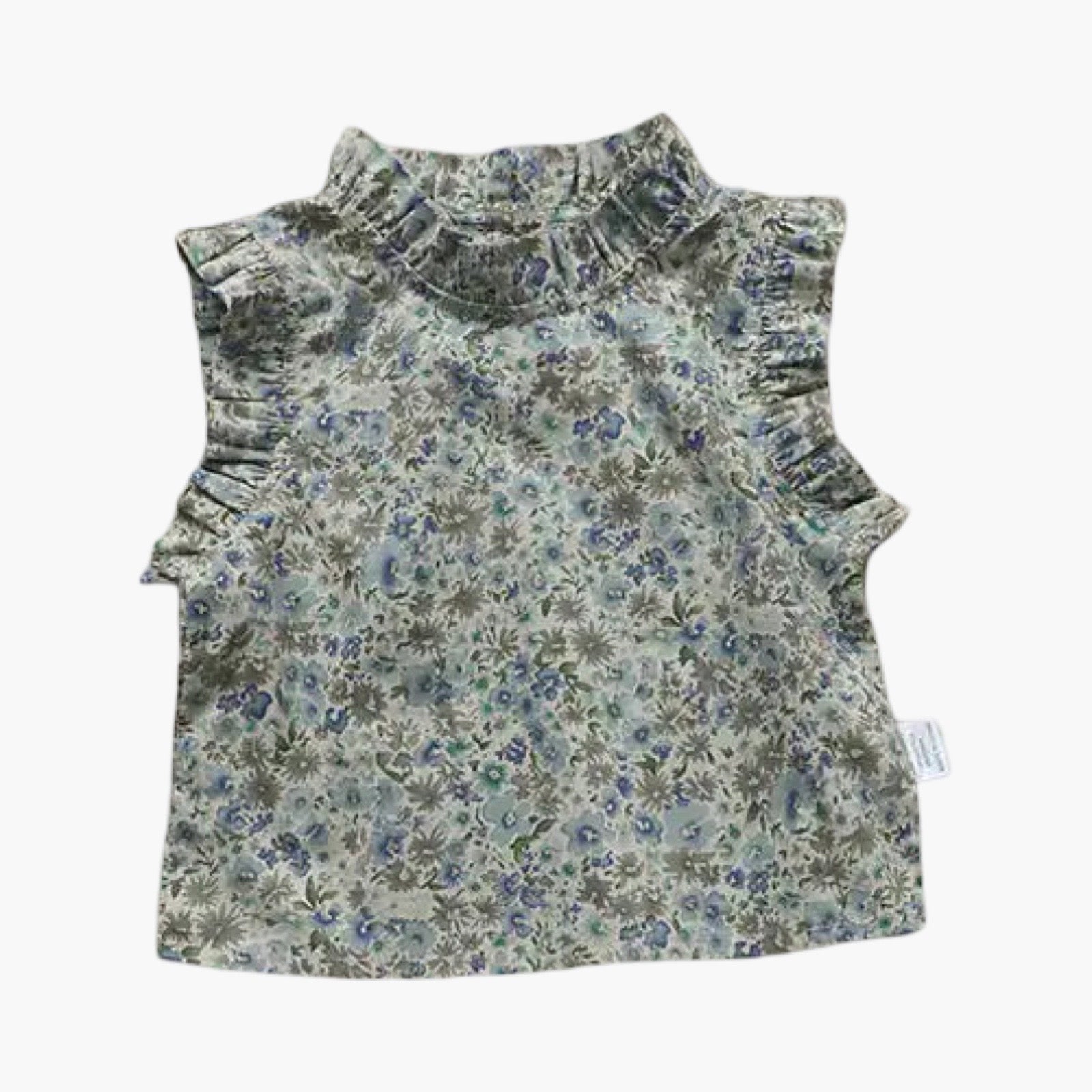 Retro Bloemenprint Top voor Peutermeisjes – BabyEmpire