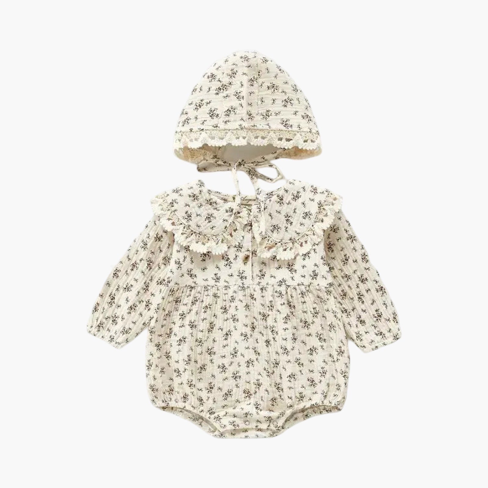 Schattige Bloemen Jumpsuit Set