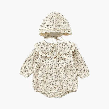Schattige Bloemen Jumpsuit Set