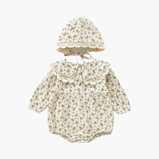 Schattige Bloemen Jumpsuit Set