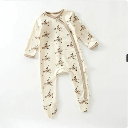 Unisex Baby Romper met Voetjes – Comfortabele Bodysuit voor Pasgeborenen - BabyEmpire