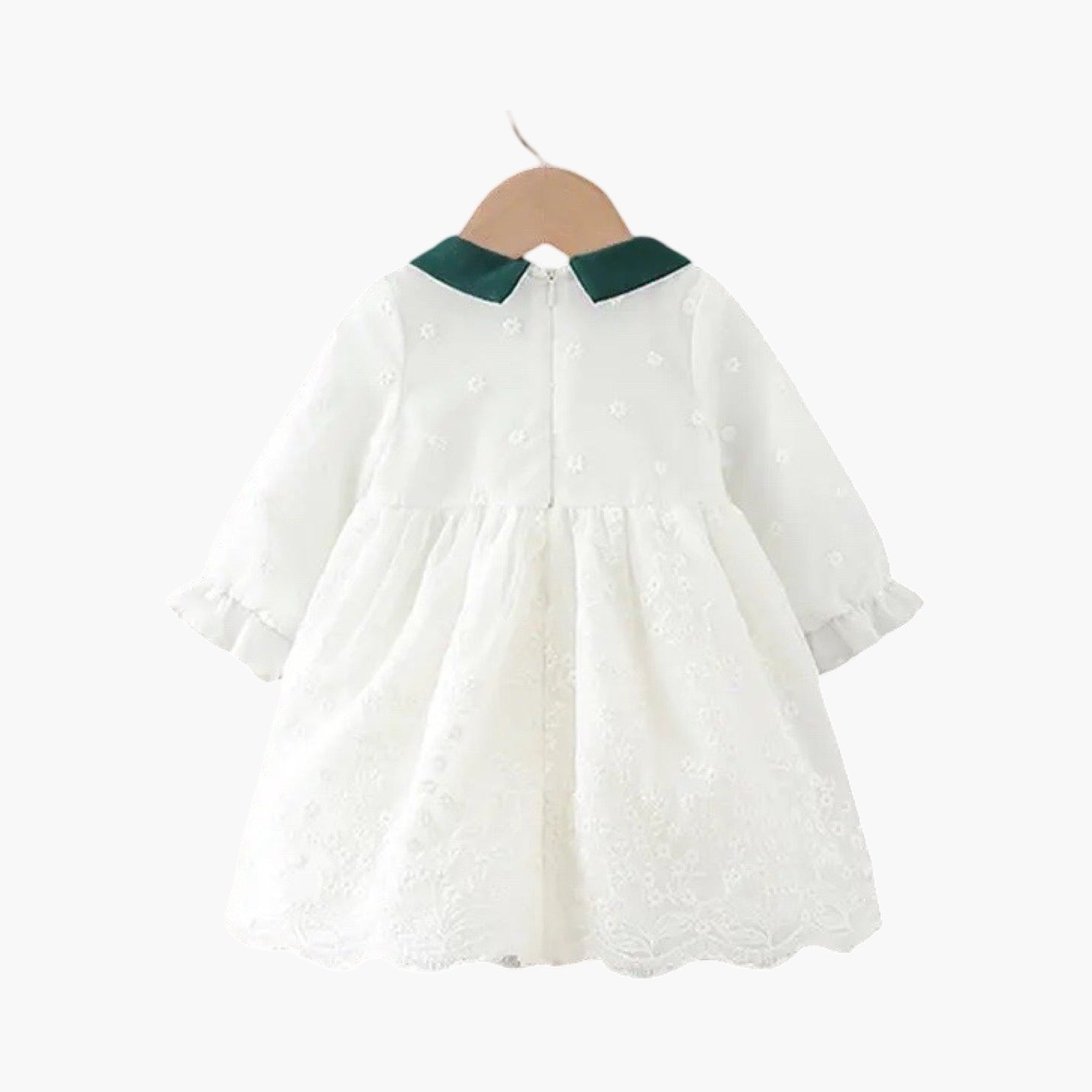 Prinsessenjurk - Wit/Groen - BabyEmpire BabyEmpire