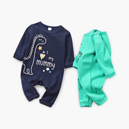 Baby Romper met Dino Print (Onesie) BabyEmpire