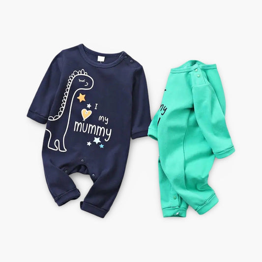 Baby Romper met Dino Print (Onesie) BabyEmpire