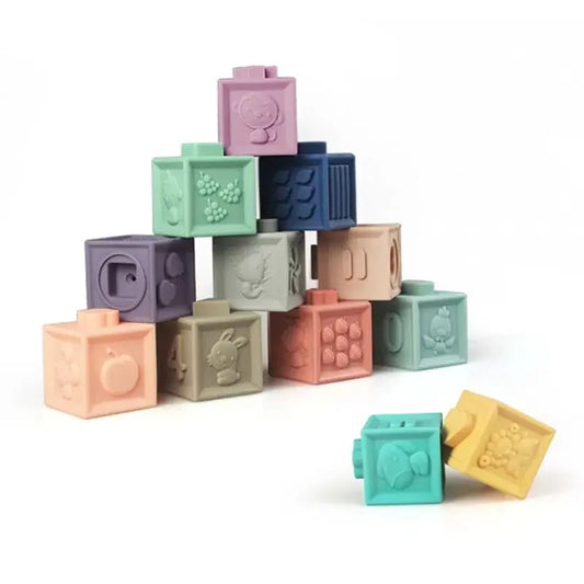 BabyEmpire Leuke Siliconen Educatieve Bouwblokken, - BabyEmpire